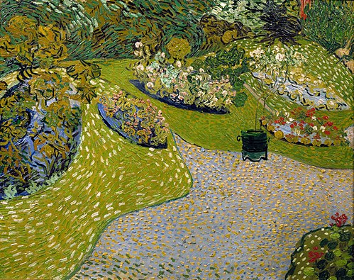 Jardin d'Auvers, 1890, Vincent van Gogh