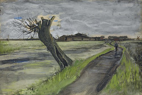 Pollard Willow, 1882, Vincent van Gogh