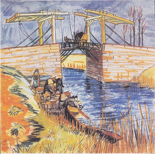 The Bridge of Langlois at Arles, 1888, Vincent van Gogh