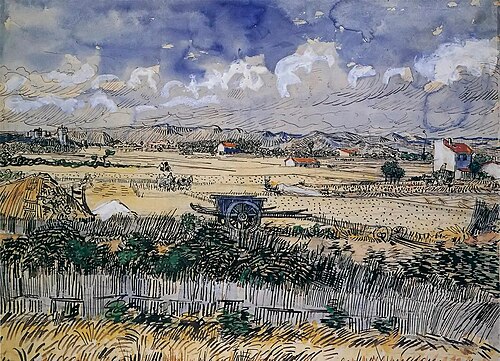 La moisson en Provence, , Vincent van Gogh