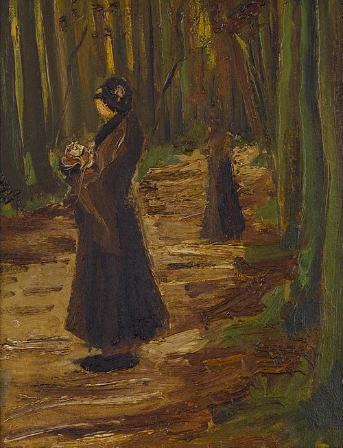 Two Women in the Woods, 1882, Vincent van Gogh