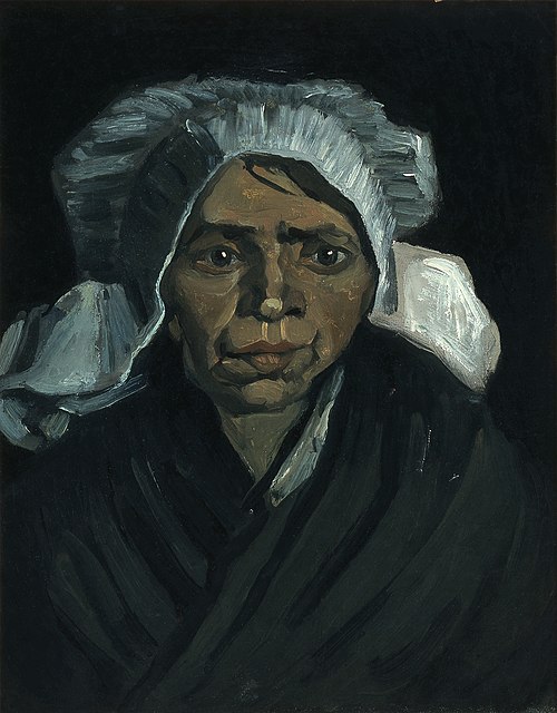 Head of a Peasant Woman, 1884, Vincent van Gogh