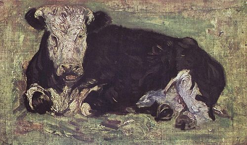 Lying Cow, 1883, Vincent van Gogh