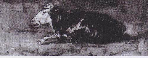 Lying Cow, 1883, Vincent van Gogh