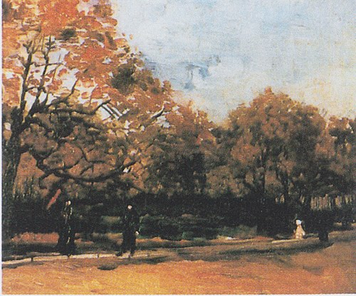 The Bois de Boulogne with People Walking, 1886, Vincent van Gogh