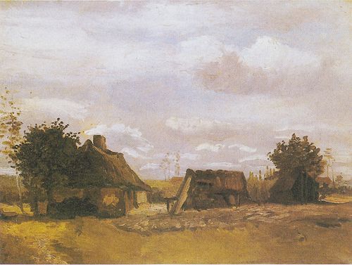 Cottage, 1885, Vincent van Gogh