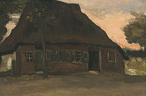Cottage with Trees, 1885, Vincent van Gogh