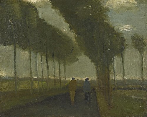 L'Allée aux deux promeneurs, 1885, Vincent van Gogh