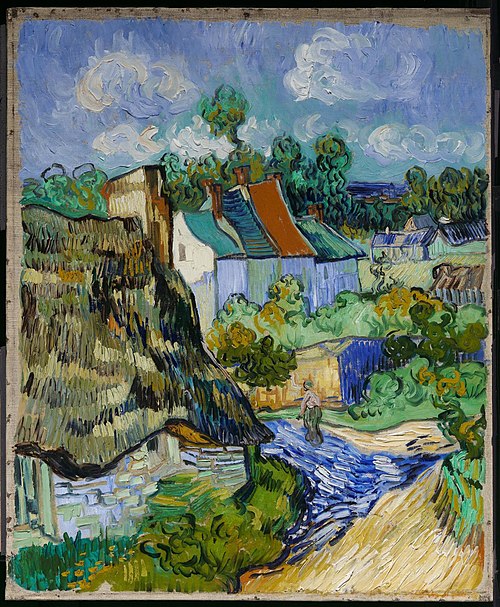 Maisons à Auvers, 1890, Vincent van Gogh