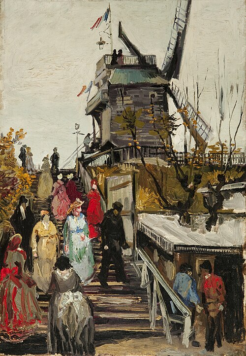 Le Blute-Fin Mill, 1886, Vincent van Gogh