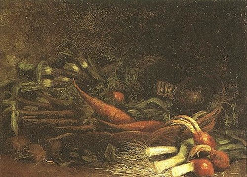 Still Life with a Basket of Vegetables, 1885, Vincent van Gogh