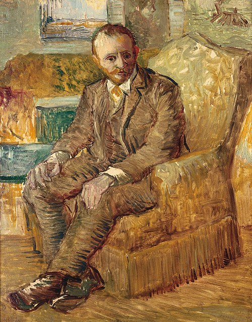 Portrait of Alexander Reid, 1887, Vincent van Gogh