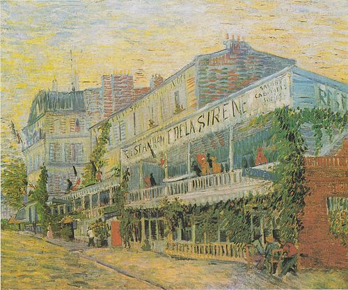 Restaurant de la Sirène à Asnières, 1887, Vincent van Gogh