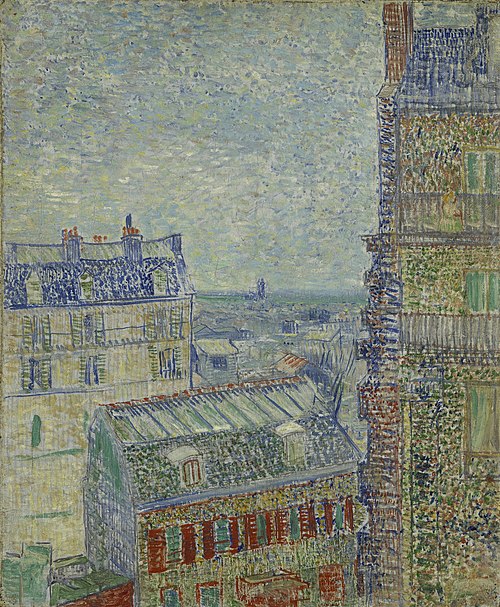 Vue des toits de Paris, 1887, Vincent van Gogh