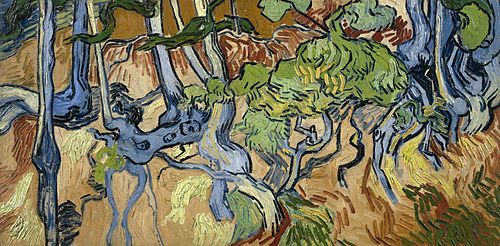 Racines d'arbres, 1890, Vincent van Gogh