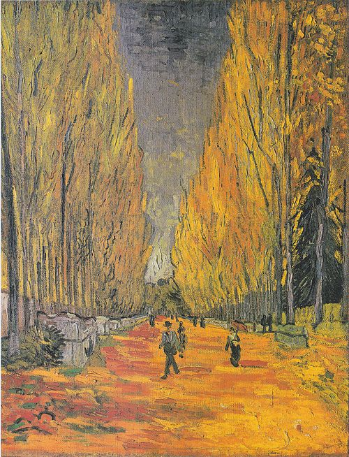 Les Alyscamps, 1888, Vincent van Gogh