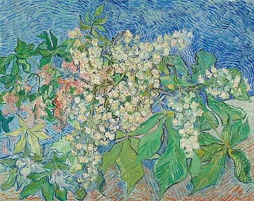Blossoming Chestnut Branches, 1890, Vincent van Gogh