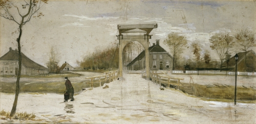 Drawbridge in Nieuw-Amsterdam, 1883, Vincent van Gogh