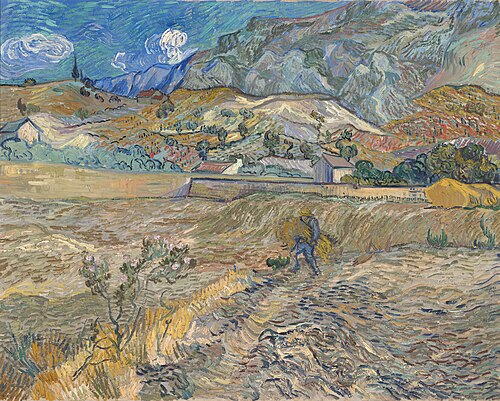 Paysage à Saint-Rémy, 1889, Vincent van Gogh