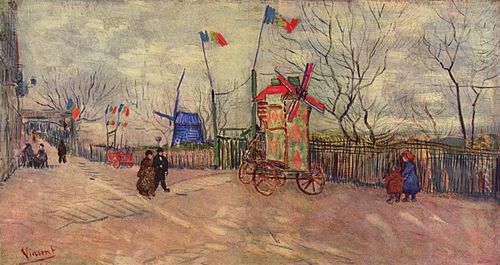 Montmartre, 1887, Vincent van Gogh