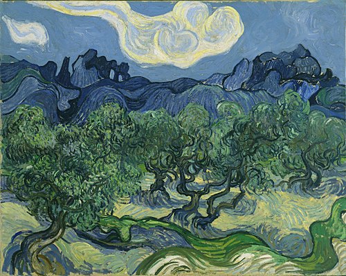 Olive Trees, 1889, Vincent van Gogh