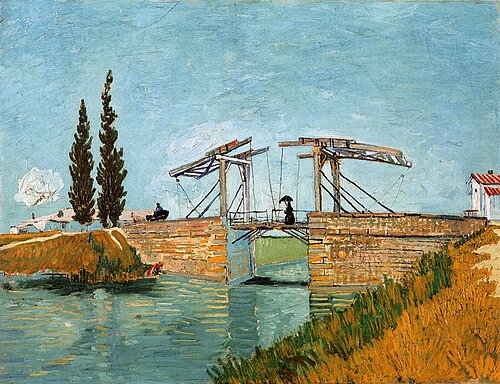 pont Langlois à Arles, 1888, Vincent van Gogh