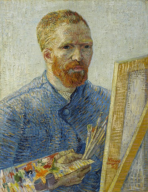 Autoportrait en peintre, 1888, Vincent van Gogh