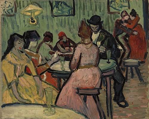 The Brothel, 1888, Vincent van Gogh