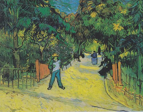 Entrance to the Public Park in Arles, 1888, Vincent van Gogh