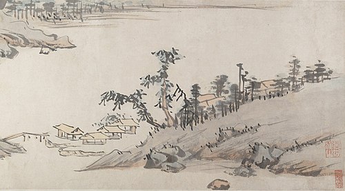 River Landscape, 1513, Chen Chun
