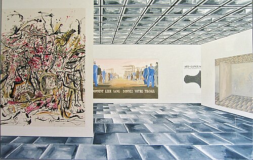 Index : Incident in a Museum (Art & Language), 1985, Art and Language