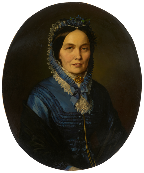 Portrait of Sophie Krebs, née Schaal, 1874, Marie Großmann