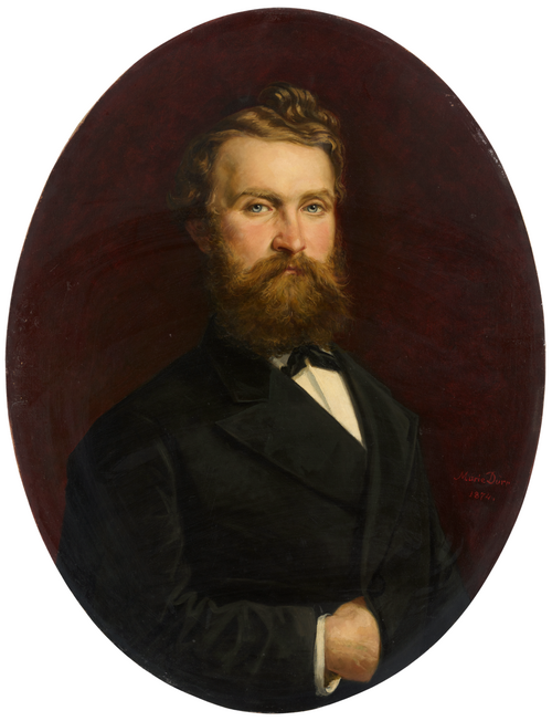 Portrait of Hermann Krebs, 1874, Marie Großmann
