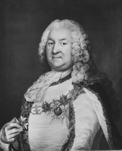 Portrait of Erland Broman, 1704-1757, , Carl Fredrich Brander
