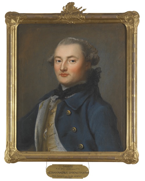 Portrait of Georg Magnus Sprengtporten, 1740-1819, , Carl Fredrich Brander
