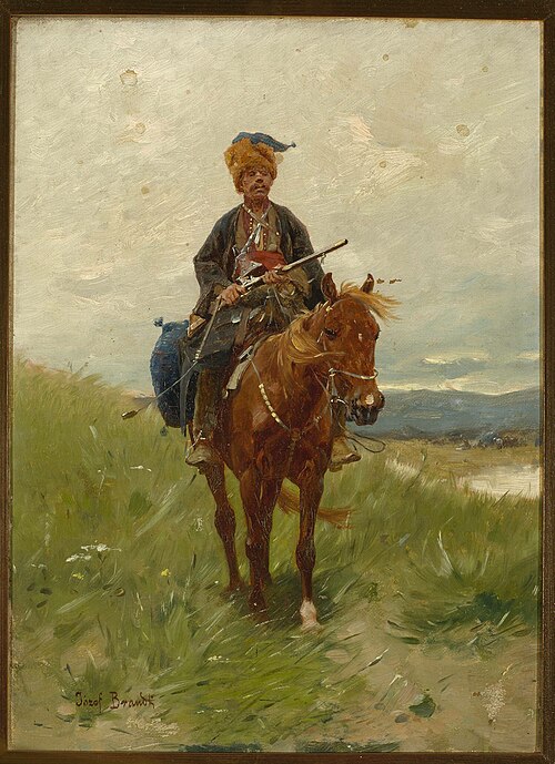Keeping watch, 1902, Józef Brandt