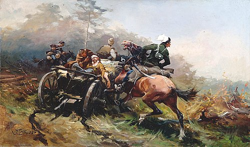After the battle, 1910, Józef Brandt
