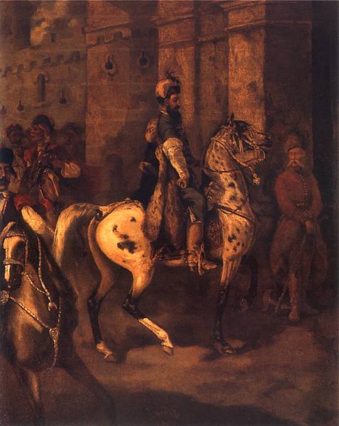 Czarniecki na tarancie., 1862, Józef Brandt