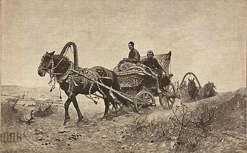 Tartarian wagon, 1887, Józef Brandt