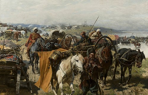Zaporizhian Camp., 1880, Józef Brandt