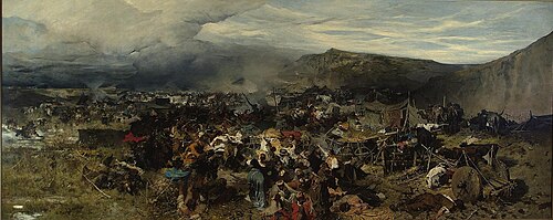 Recapture of prisoners, 1878, Józef Brandt