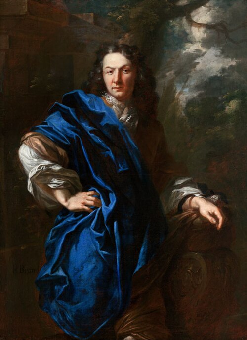 Portrait of a Nobleman in a Blue Cloak, , Peter Johannes Brandl