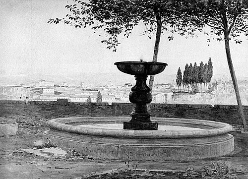 A View from S. Onofrio on Monte Gianicolo, Rome, 1875, Niels Anders Bredal