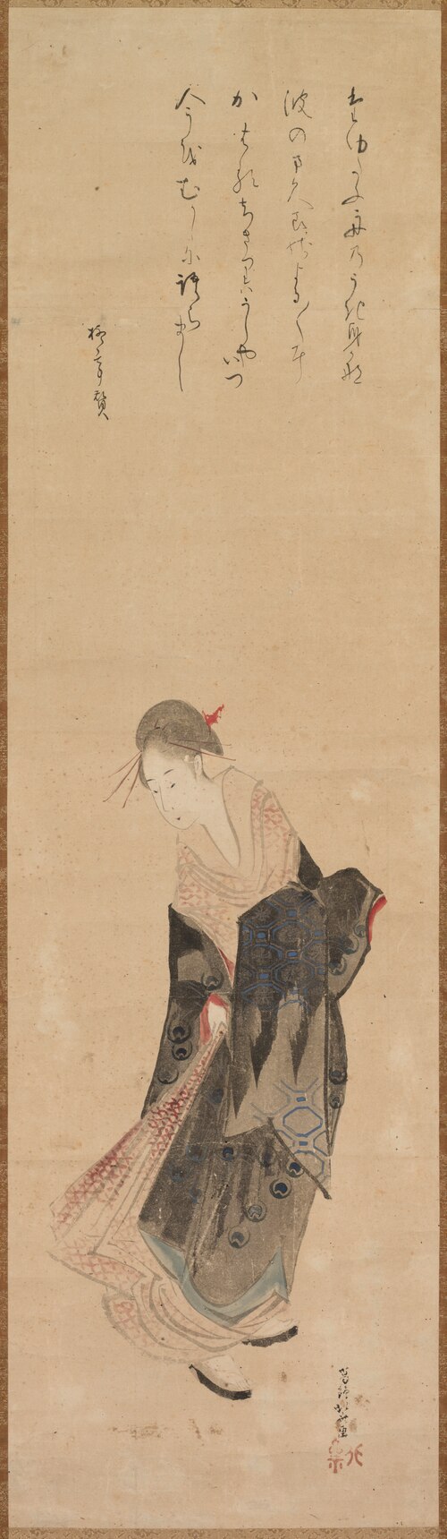 Beauty (Bijin), 1814, Hokusai