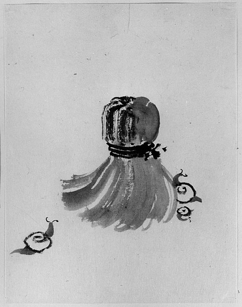 Snails and Tawashi Scrubber, 1799, Katsushika Hokusai