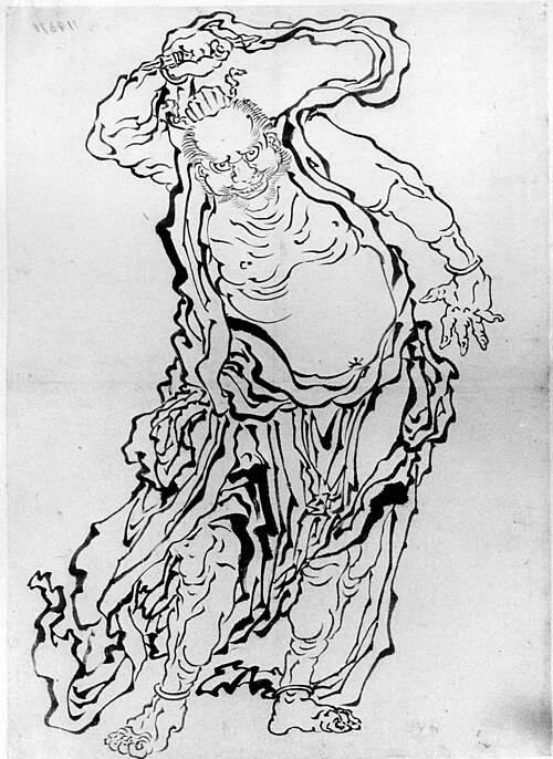 Nio the Guardian, 1804, Katsushika Hokusai