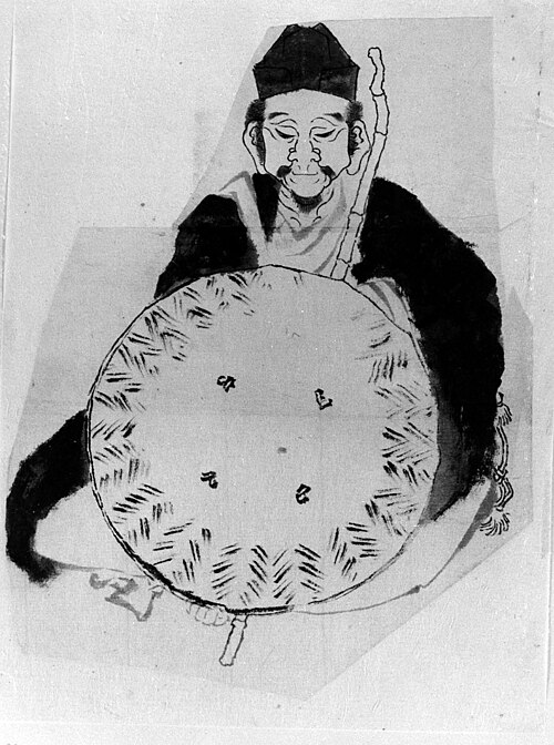 Portrait of the Poet Matsuo Bashō (?), 1804, Hokusai