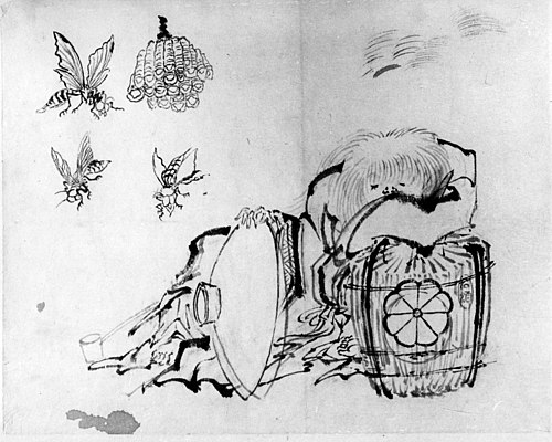 Shōjō, 1804, Hokusai