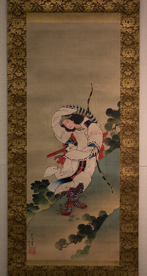 The Legendary Empress Jingū, 1847, Hokusai