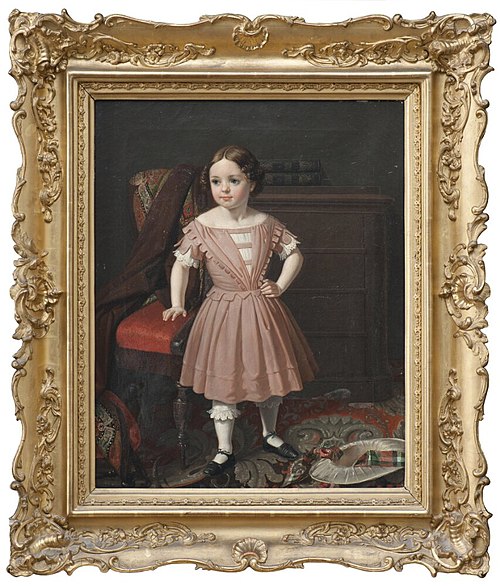 Helena Maria Brusewitz (1849-1932), 1854, Gustaf Brusewitz
